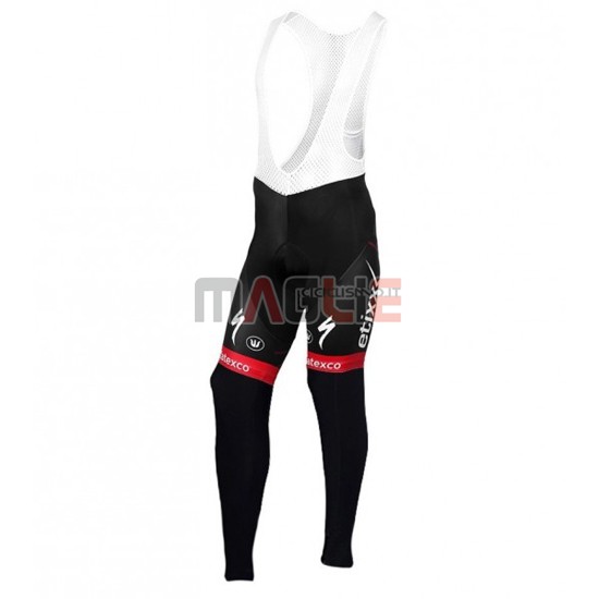 Maglia Quick Step manica lunga 2016 rosso e nero